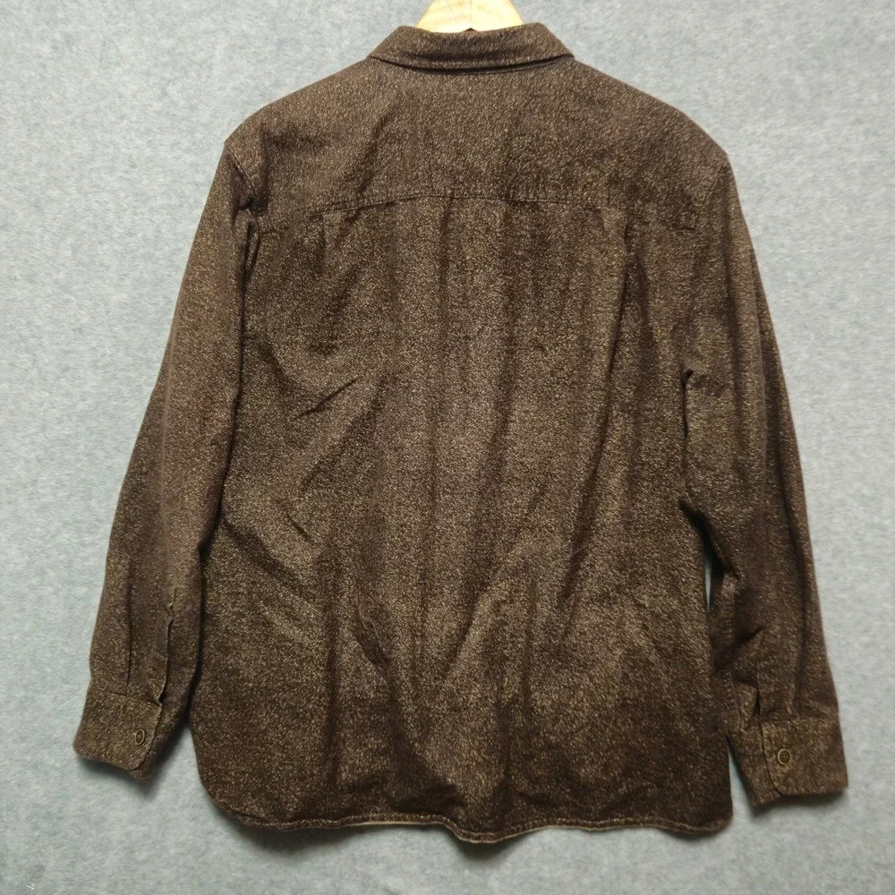 Freedom Foundry Mens XXL Brown Fleece Lined Heavyweight Flannel‎ Shirt Jacket